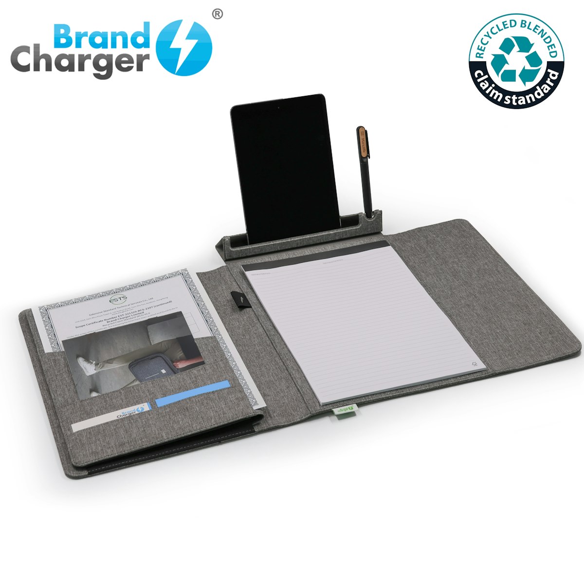 Brand Charger Noty Folio Eco ( A4 Business Folio ) - custom logo