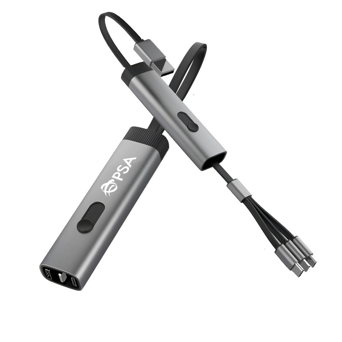 Cáp Sạc Rút Gọn 3 Trong 1 Tiện Lợi - in logo