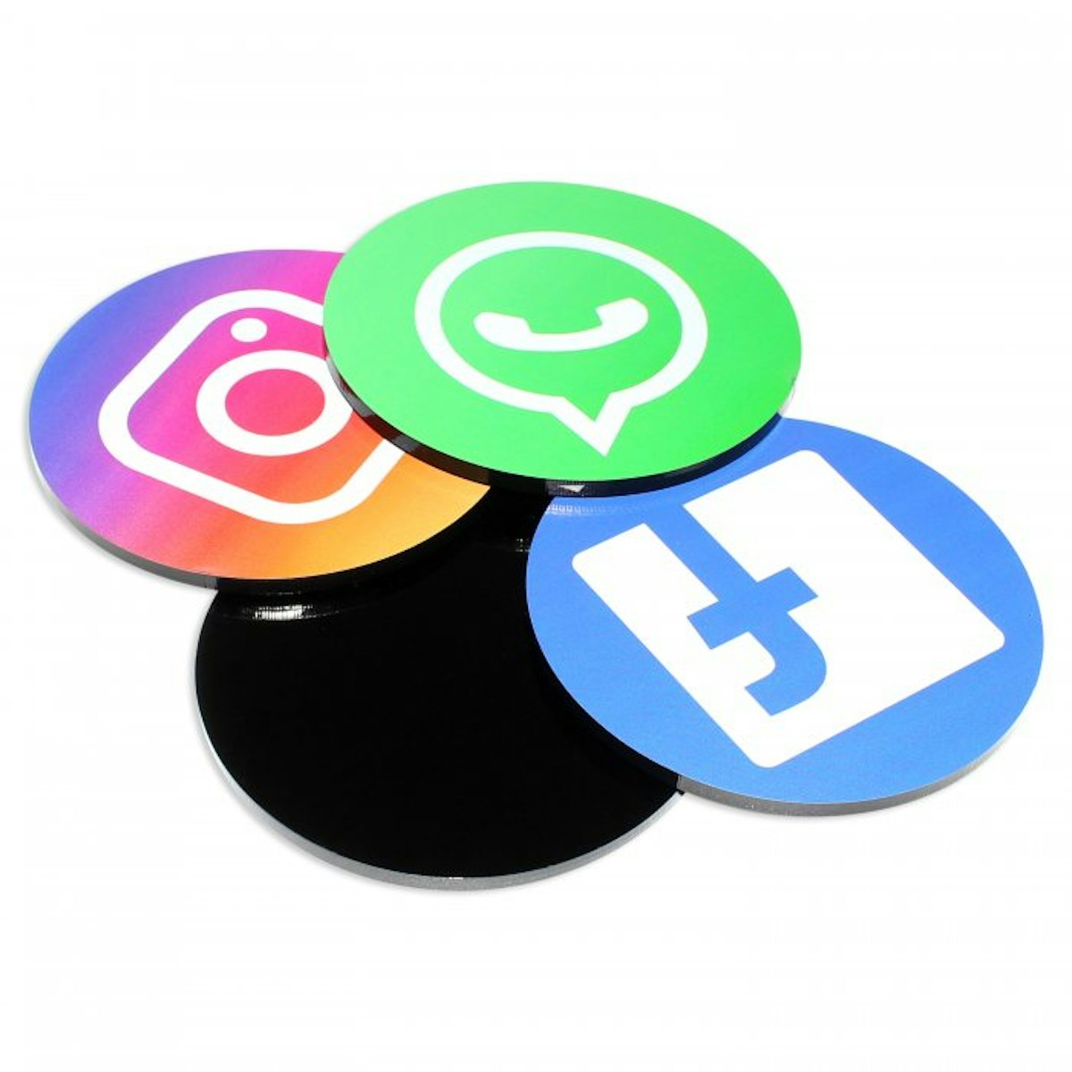 Acrylic Coaster - in logo