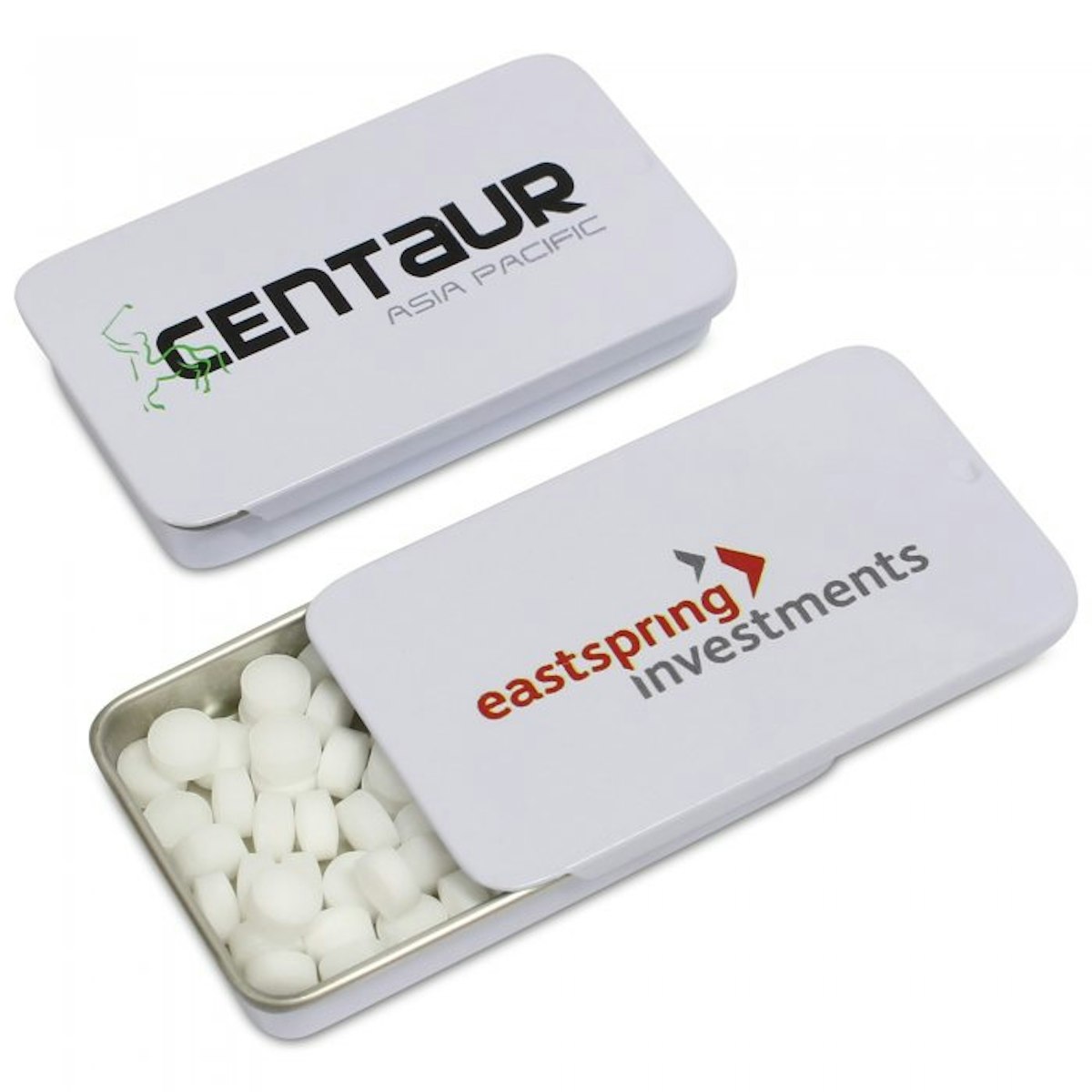 Sliding Rectangle (Mint) - custom logo