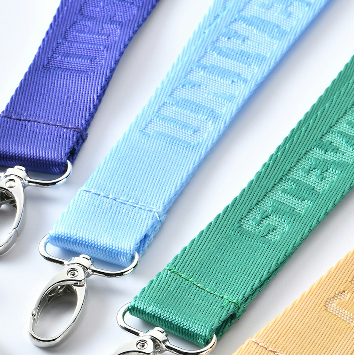 Nylon Woven Lanyard - custom logo