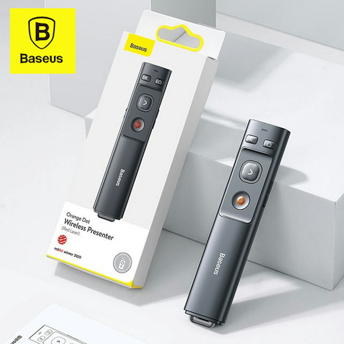 Baseus Wireless Presenter (with USB and Type-C) - custom logo