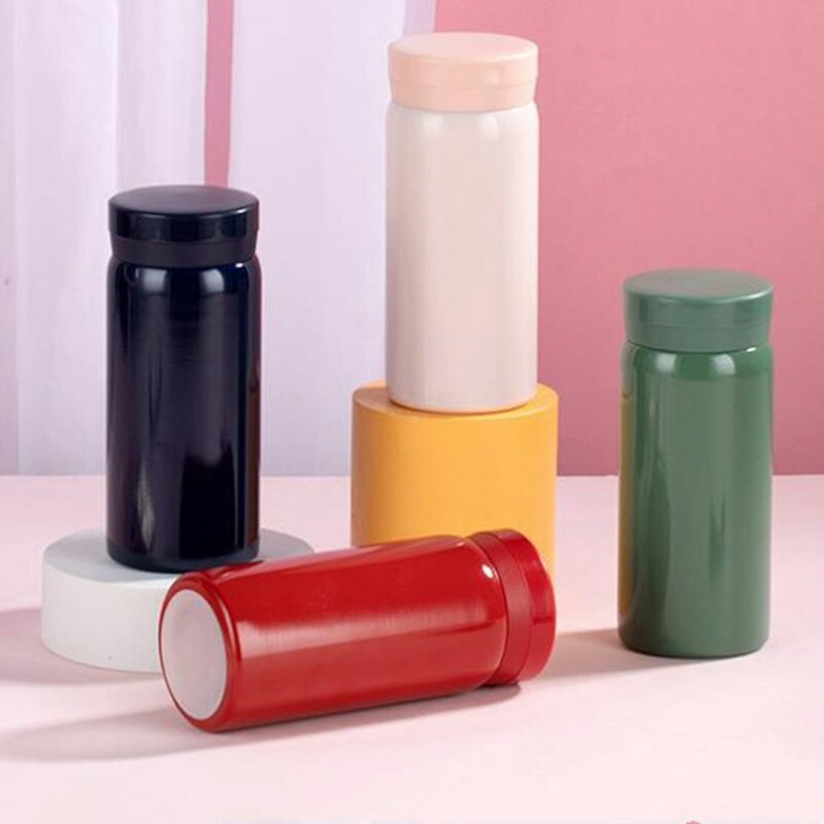 200ml Pocket Vacuum Flask - in logo