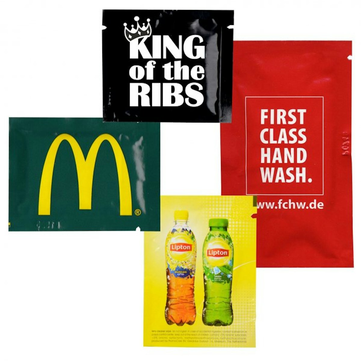 Promotional Wet Wipes (Single Piece) - in logo