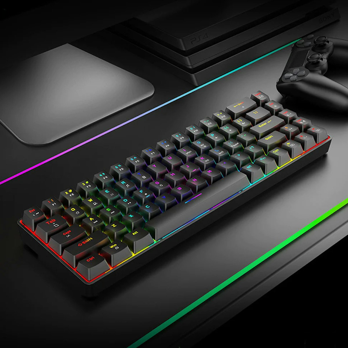 Customised RGB Luminous Mechanical Keyboard - in logo