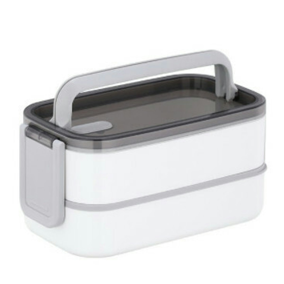 Microwavable Double Compartment Lunch Box - in logo