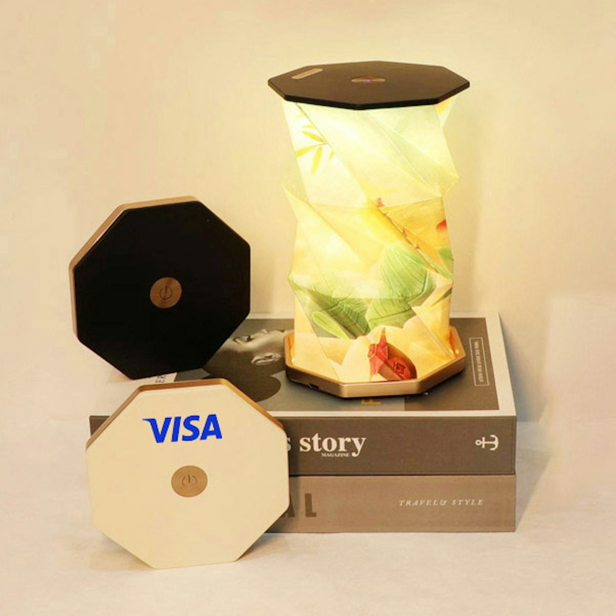 Innovative Foldable Lantern Light (Rechargeable) - custom logo