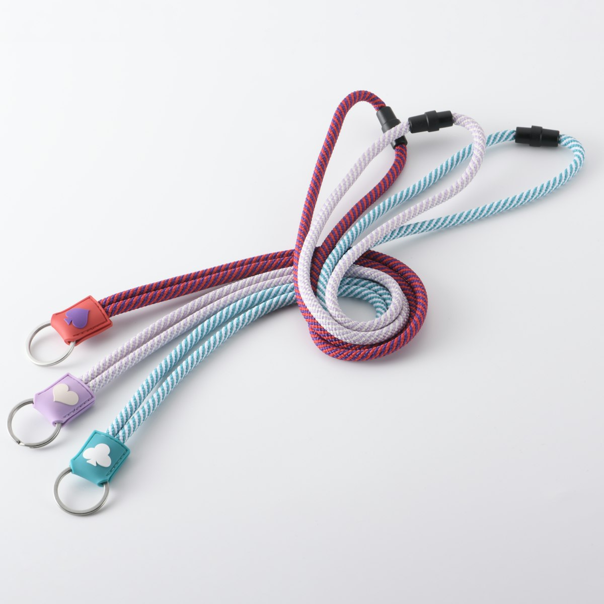 Loop Polyester Lanyard with PVC Tag - in logo