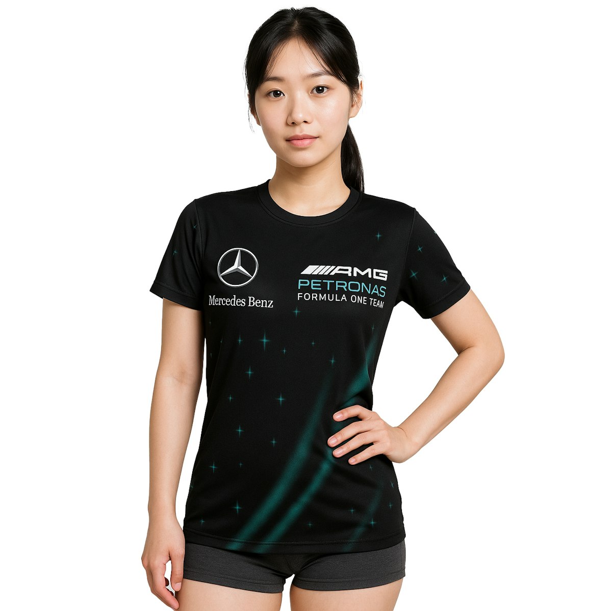 Round Neck T-Shirt Sublimation - custom logo