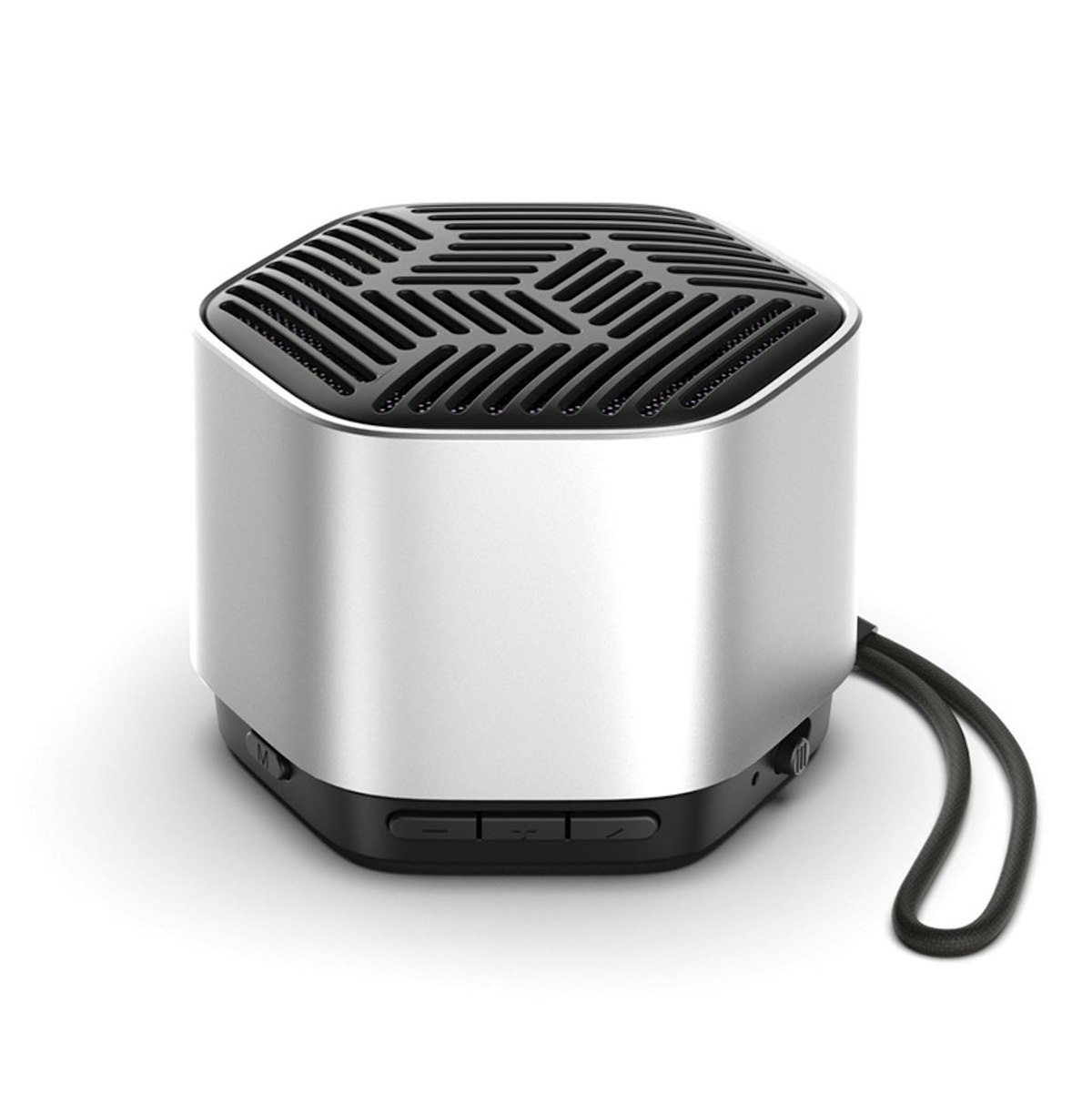 Hexagon Wireless Speaker with LED Light - in logo