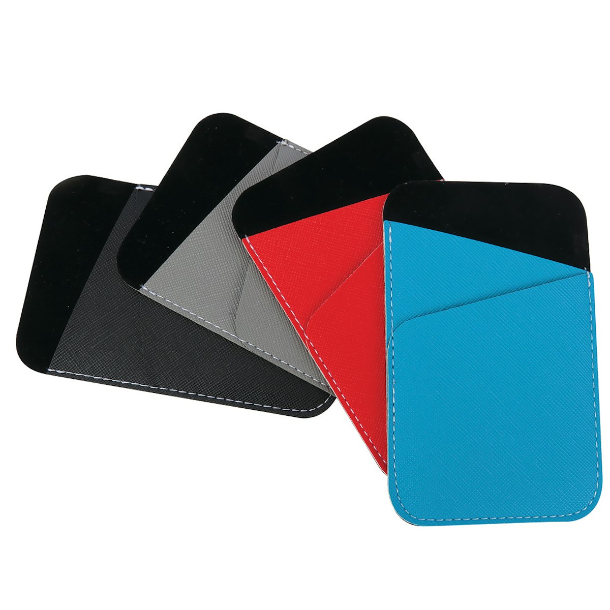 Linux Leather Card Holder - custom logo