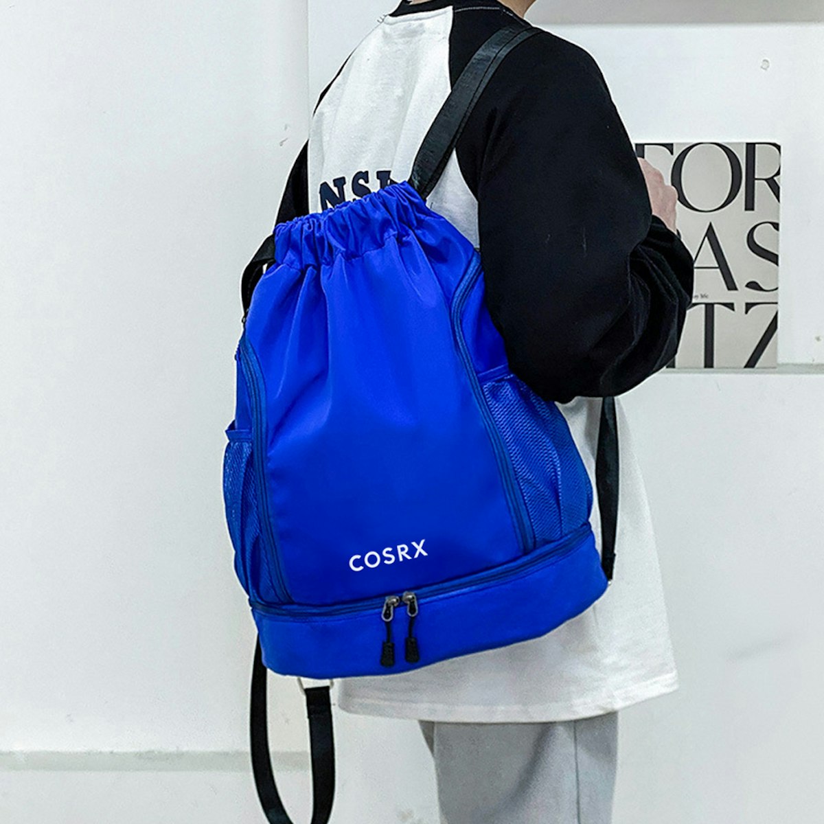 Bask Drawstring Backpack - custom logo