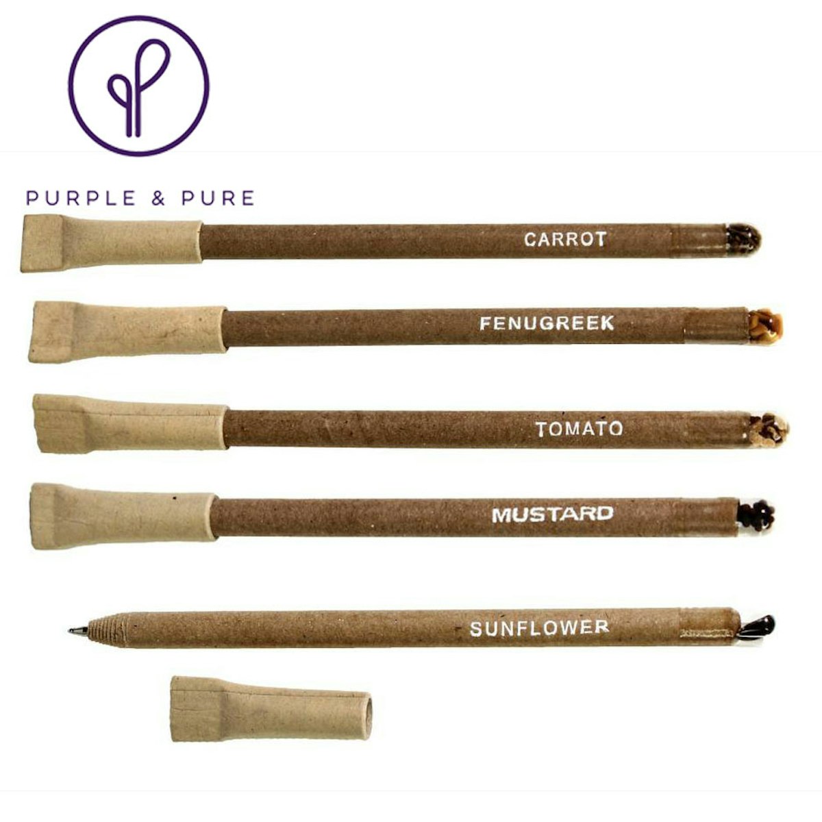Plantable Pens ( Single Pen with Leaflet ) - custom logo