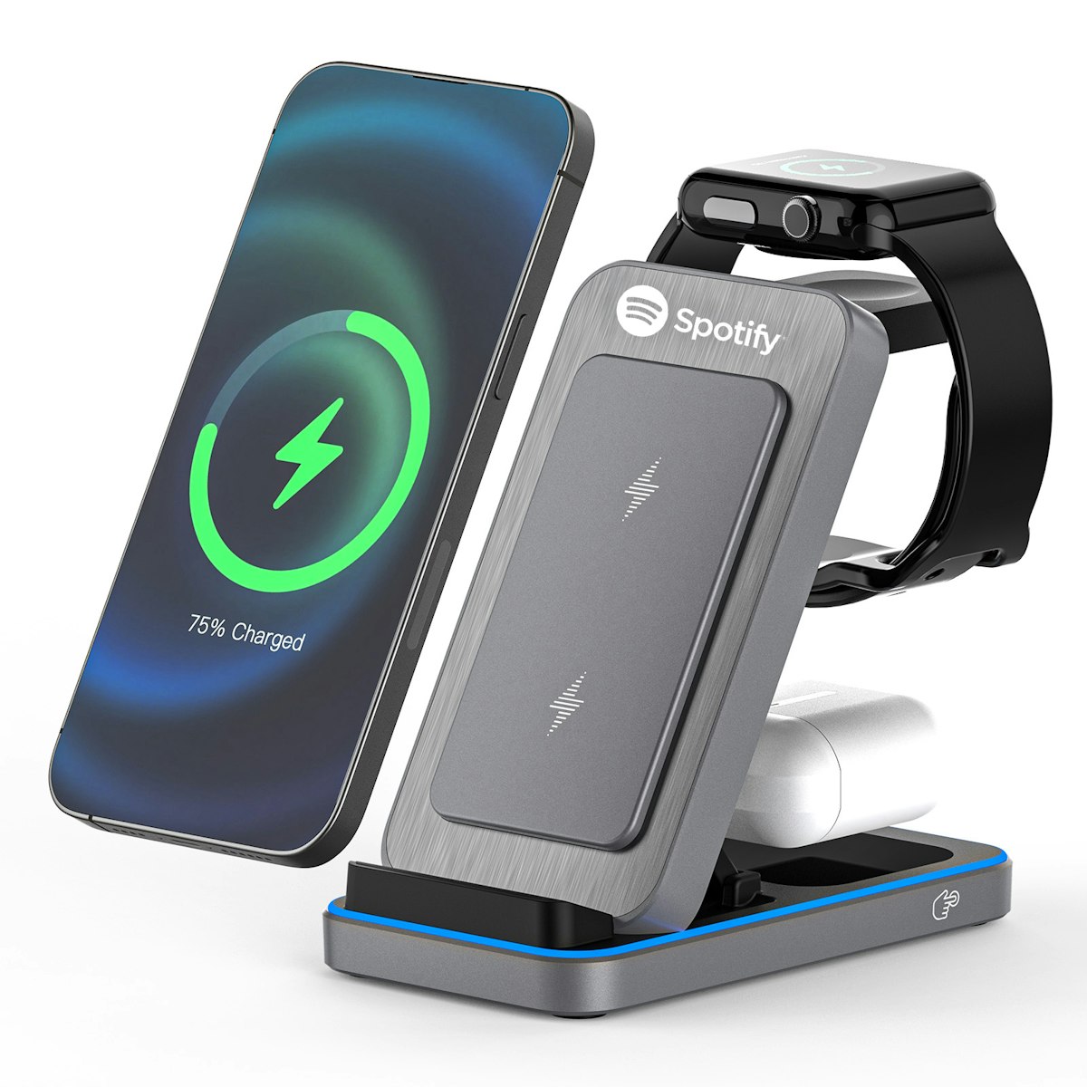 Neo 3 in 1 Wireless Charger - in logo