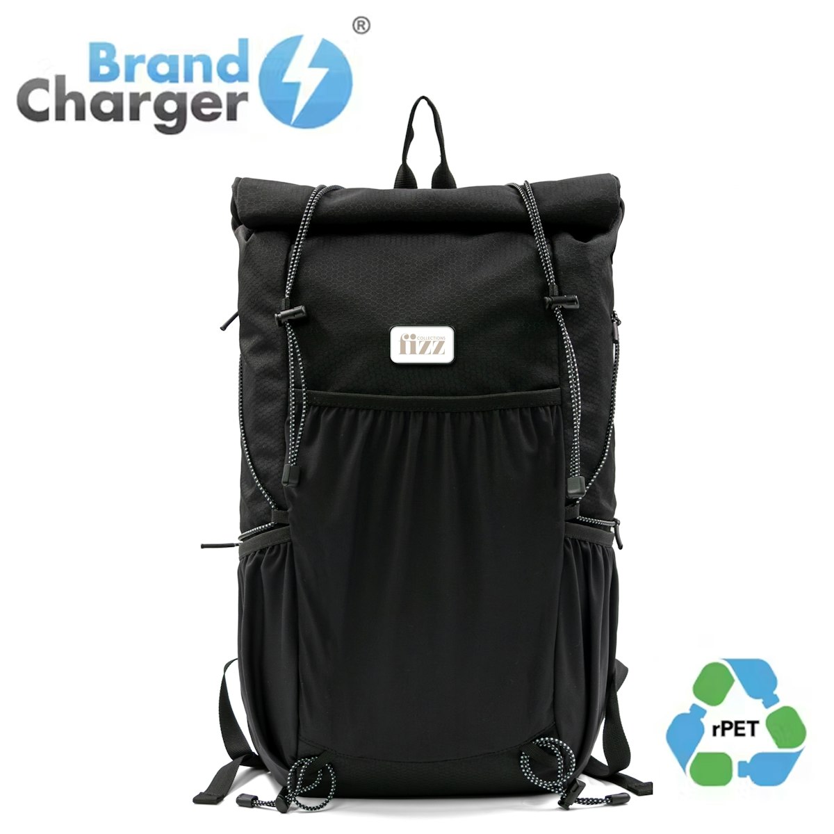 brand charger venturer rpet backpack - in logo