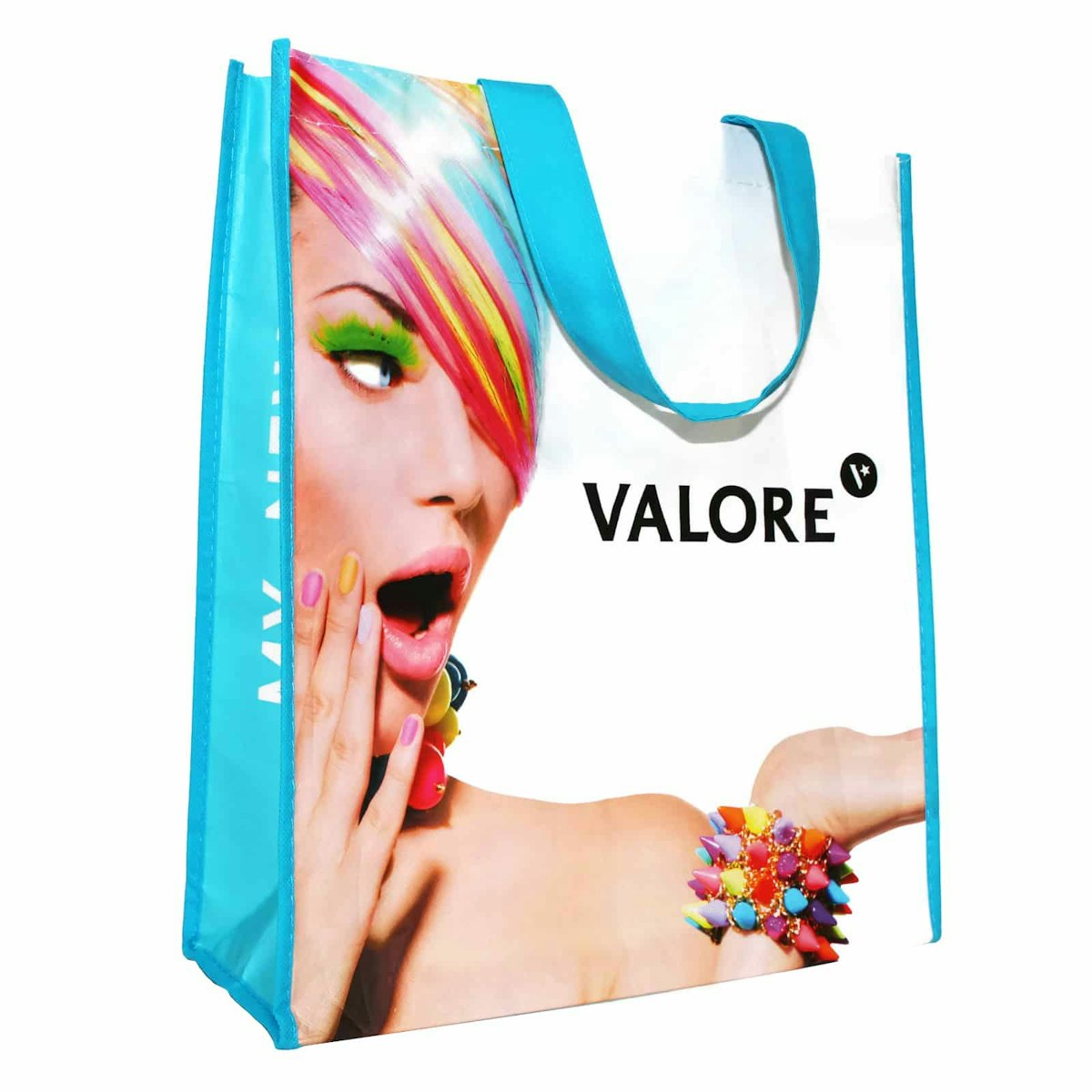 Full Colour Portrait Laminated Non-Woven Bag - custom logo