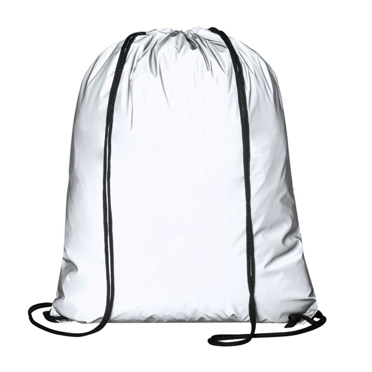 Reflective Drawstring Bag - in logo