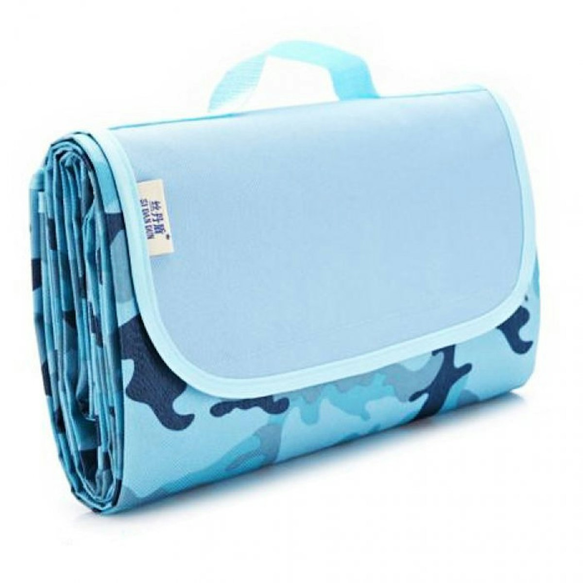 Durable Foldable Picnic Mat - in logo