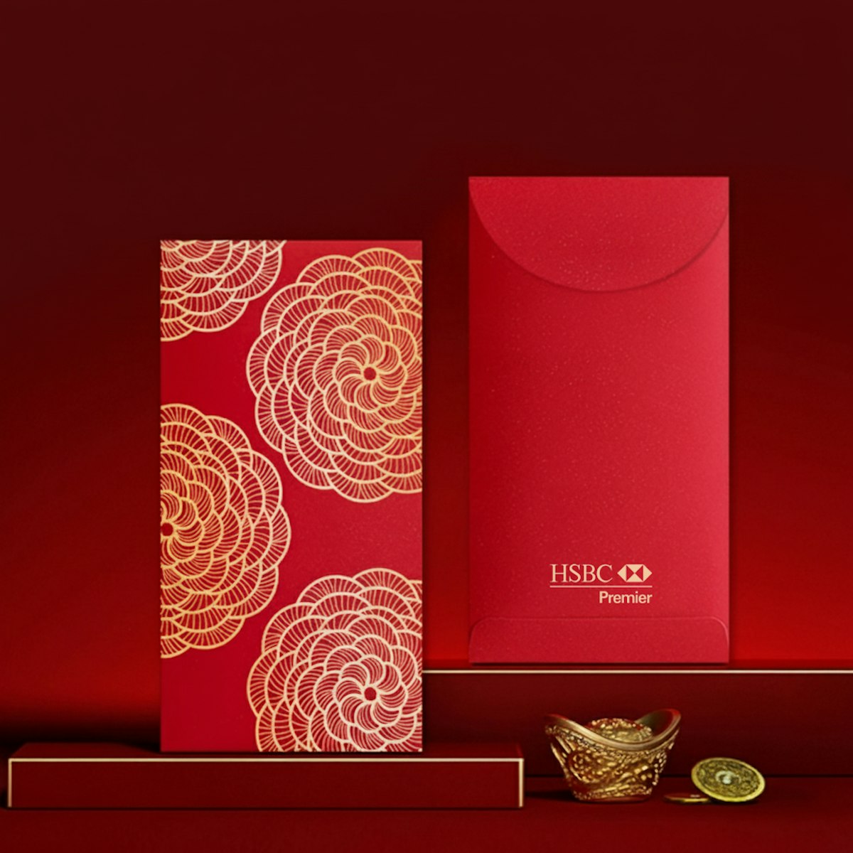 Classic Red Packet - in logo