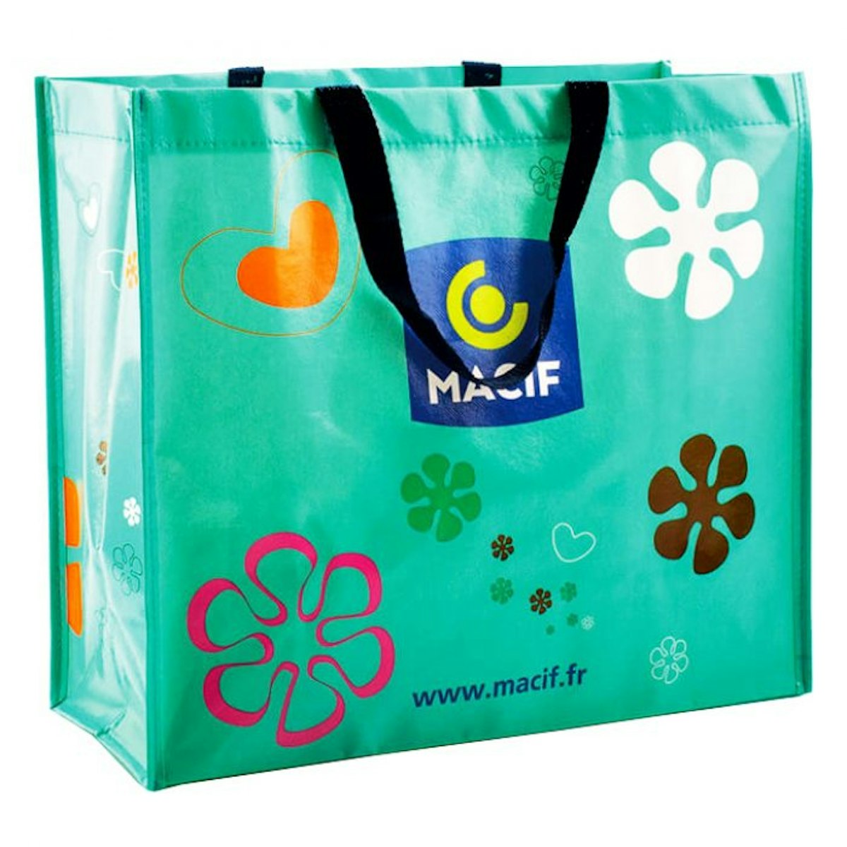 Full Color Landscape Laminated Non-Woven Bag - in logo