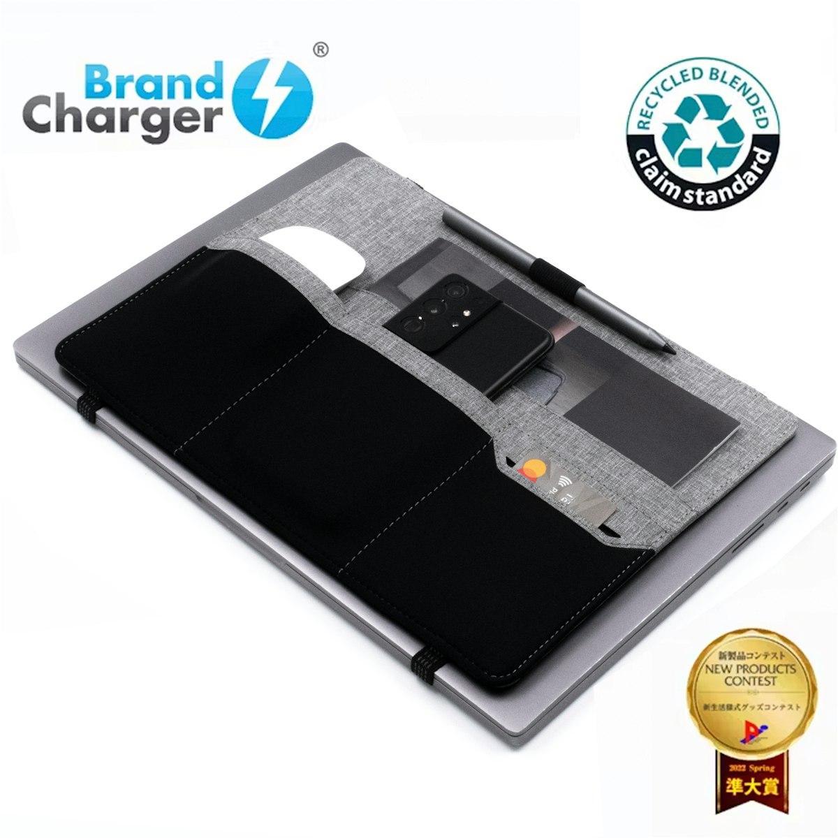 Brand Charger Clipboard Eco (RPET) - in logo