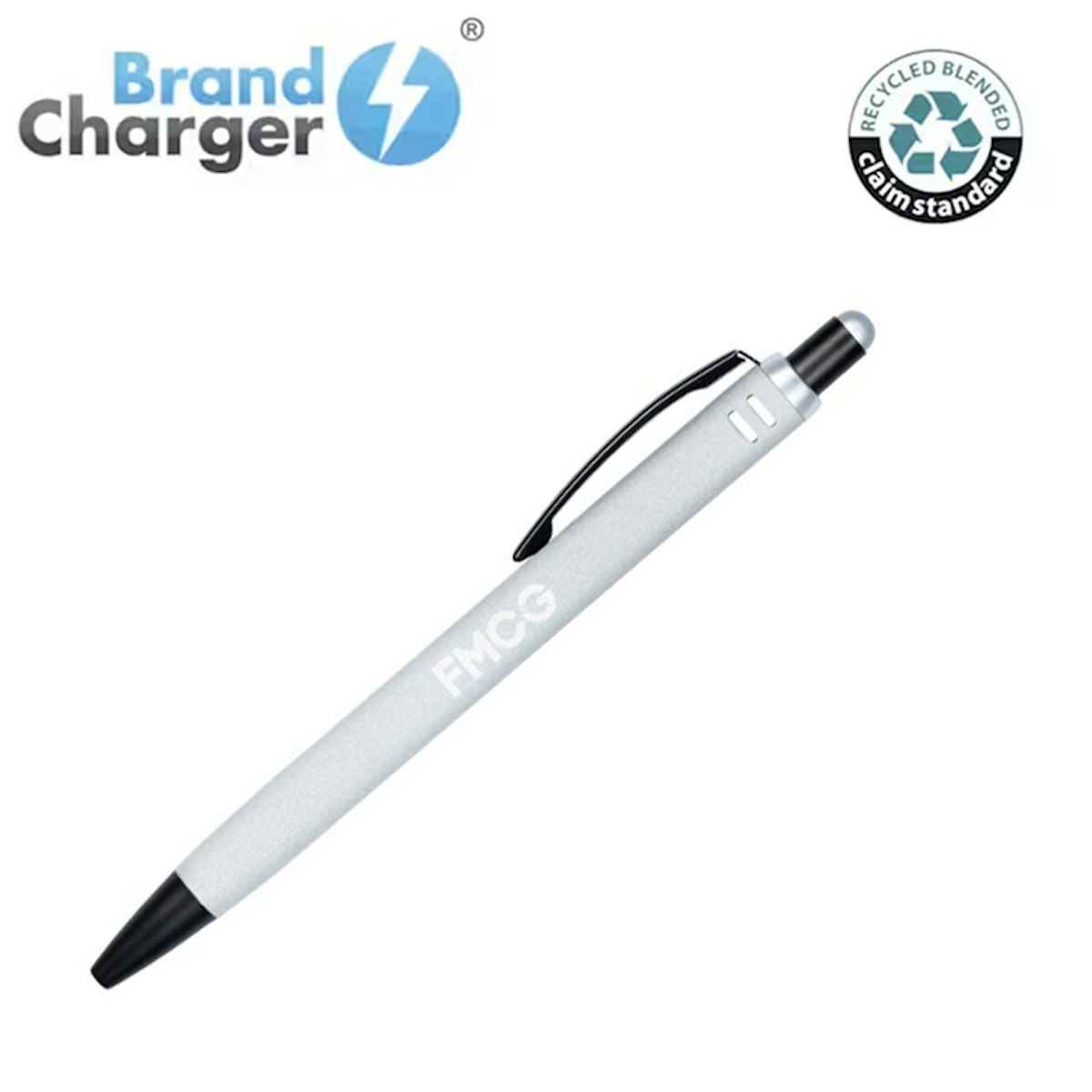 Brand Charger Eira Pen with Stylus (Click-to-Write) - in logo
