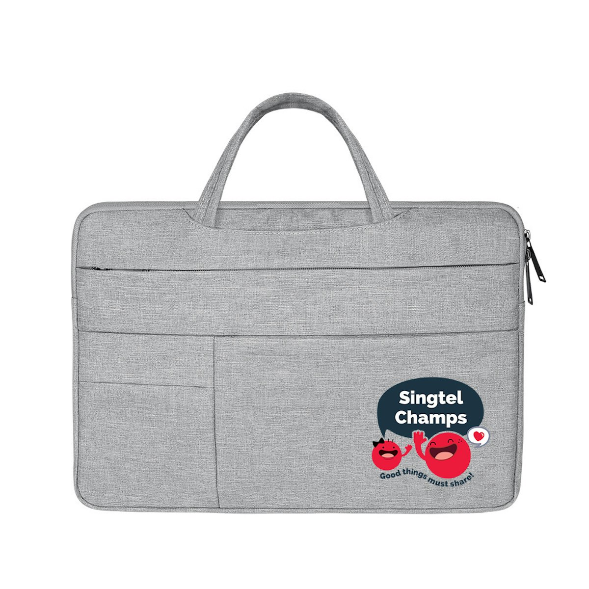 13 Inch Oxford Laptop Bag with Handle - in logo