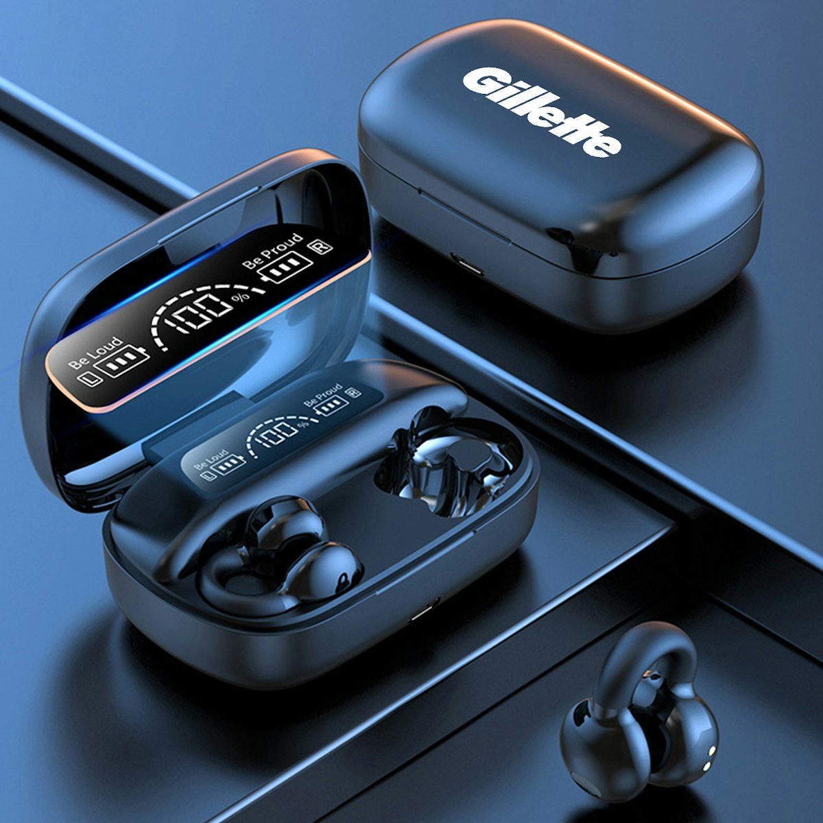Wireless Bone Conduction Headphone - in logo