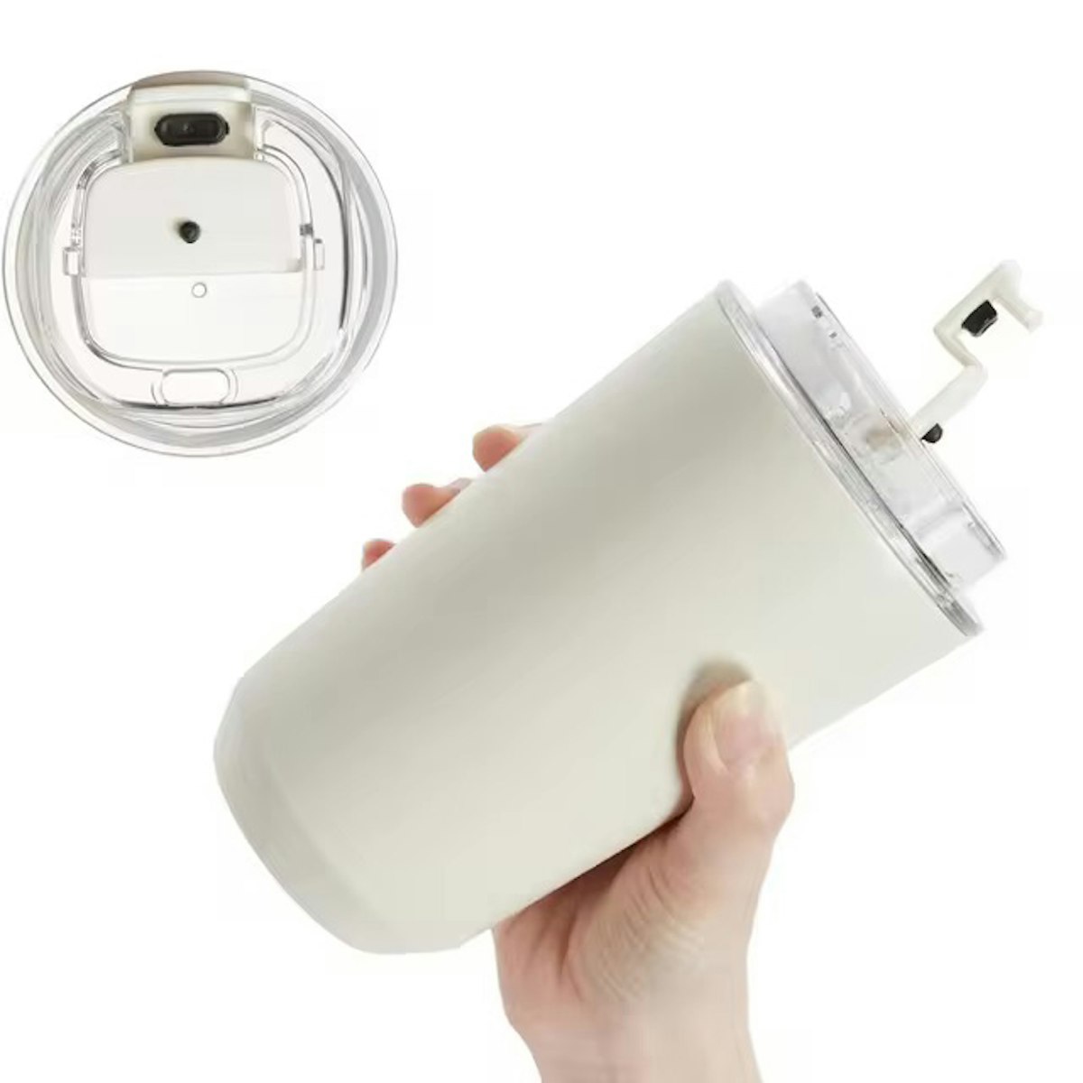 350ml Jo' Double Wall Stainless Steel Coffee Tumbler - in logo