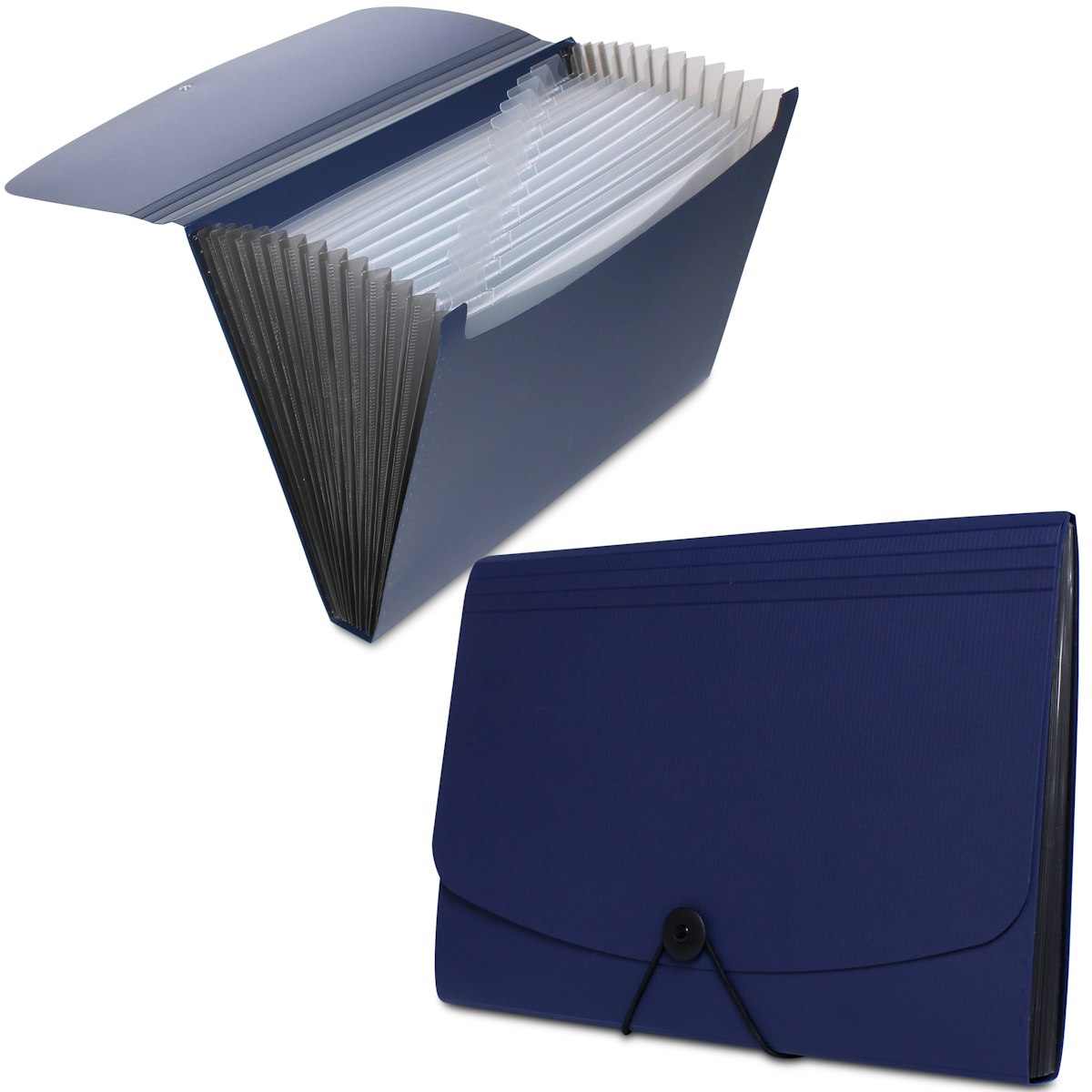 Expandable Document File with 13 Pockets - in logo