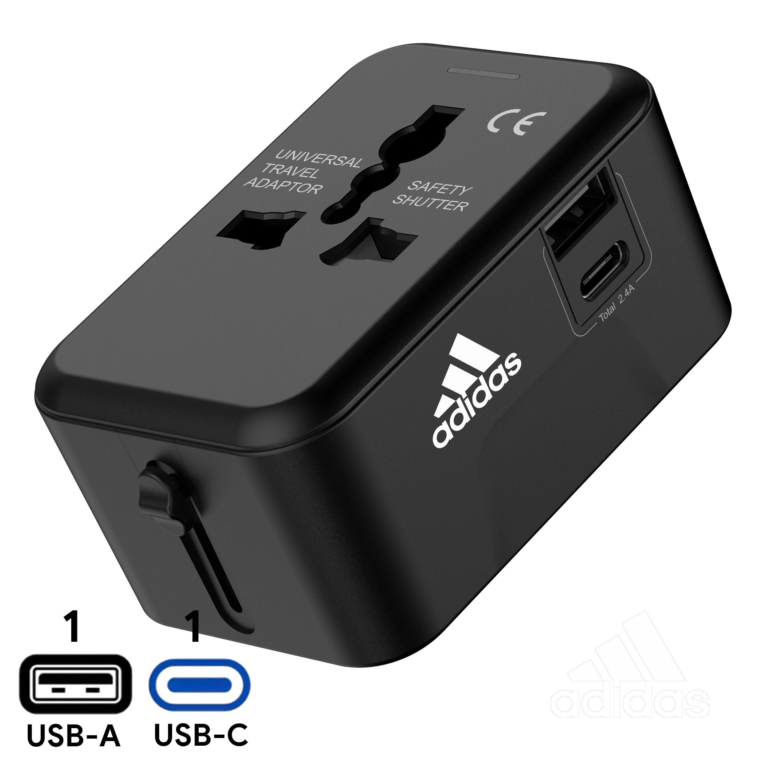12.5W Uno Travel Adaptor - custom logo thumbnail 2