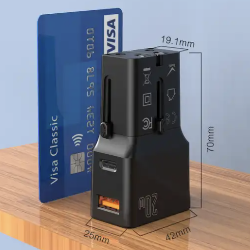 Củ Sạc Du Lịch PD 25W Đa Năng - in logo thumbnail 2