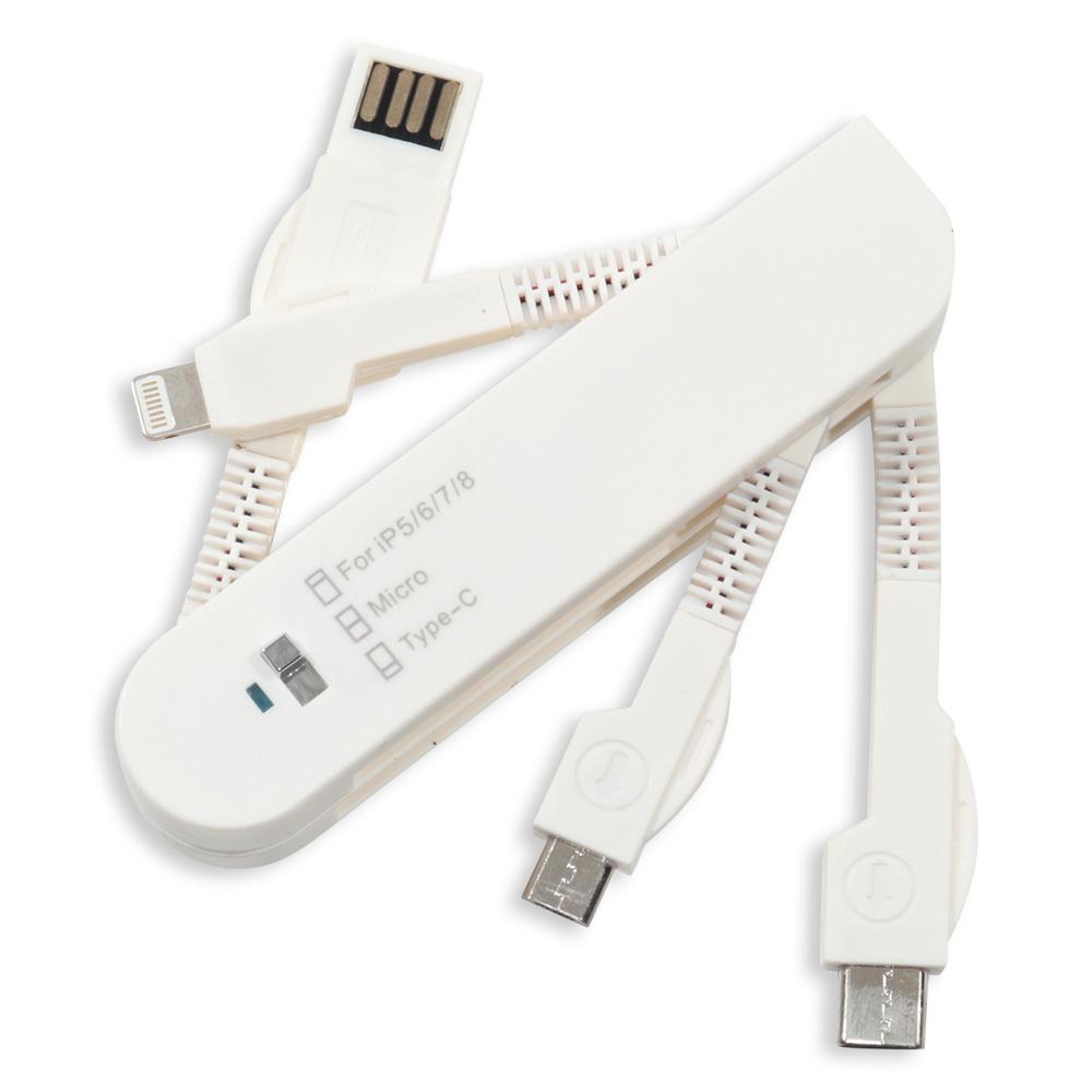 Cáp Xoay Đa Năng (Có Type-C) - in logo thumbnail 2