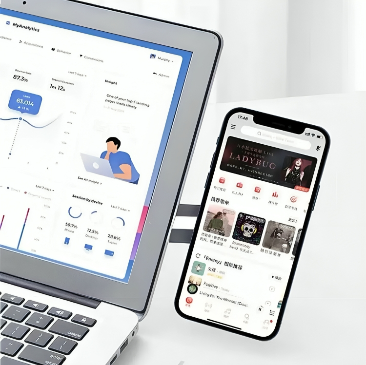 Giá Đỡ Điện Thoại Nam Châm Snap (Mặt Dính) - in logo thumbnail 2