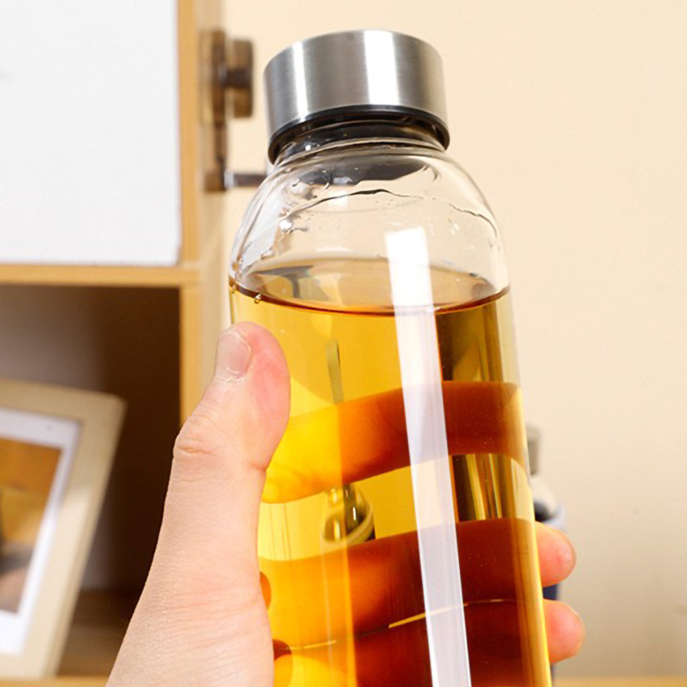 550ml Hario Glass Bottle with Sleeve - custom logo thumbnail 2