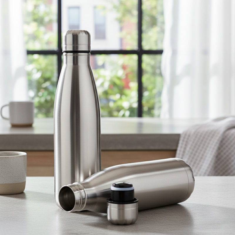 Bình Nước Thể Thao Inox Cách Nhiệt 500ml - in logo thumbnail 2