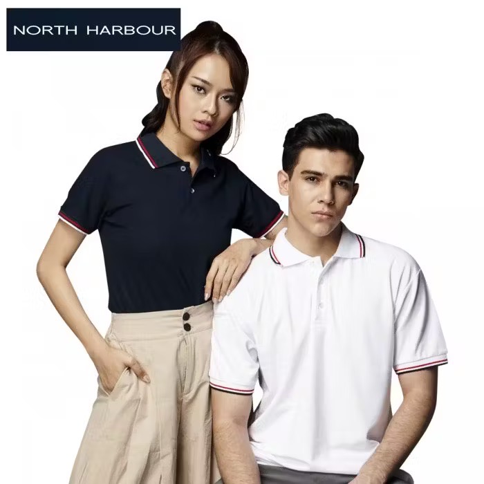 Áo Polo Cotton North Harbour Saffron - in logo thumbnail 2