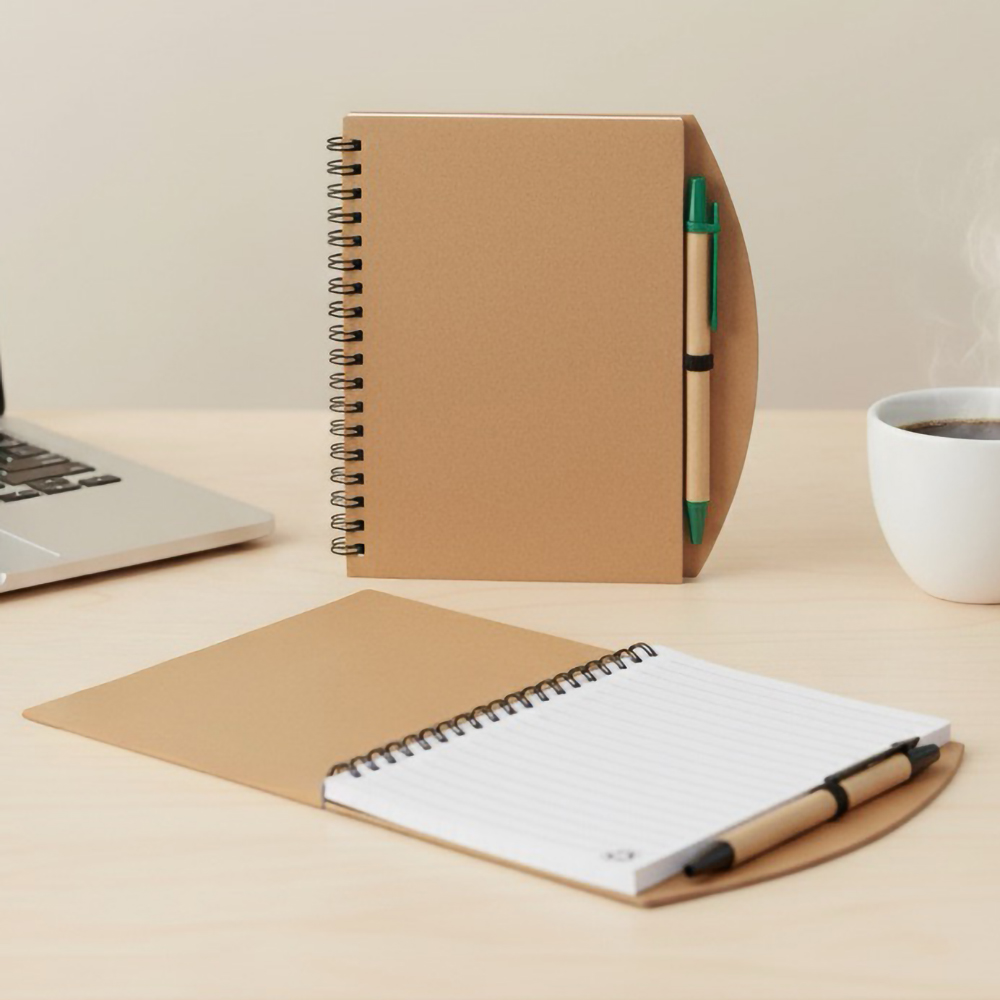 Sổ Tay PP Eco-Friendly Kèm Bút - in logo thumbnail 2