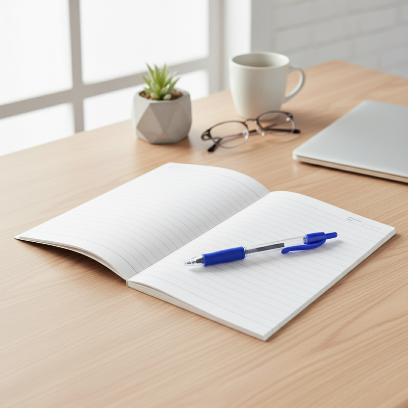 A5 Kraft Notebook - custom logo thumbnail 7