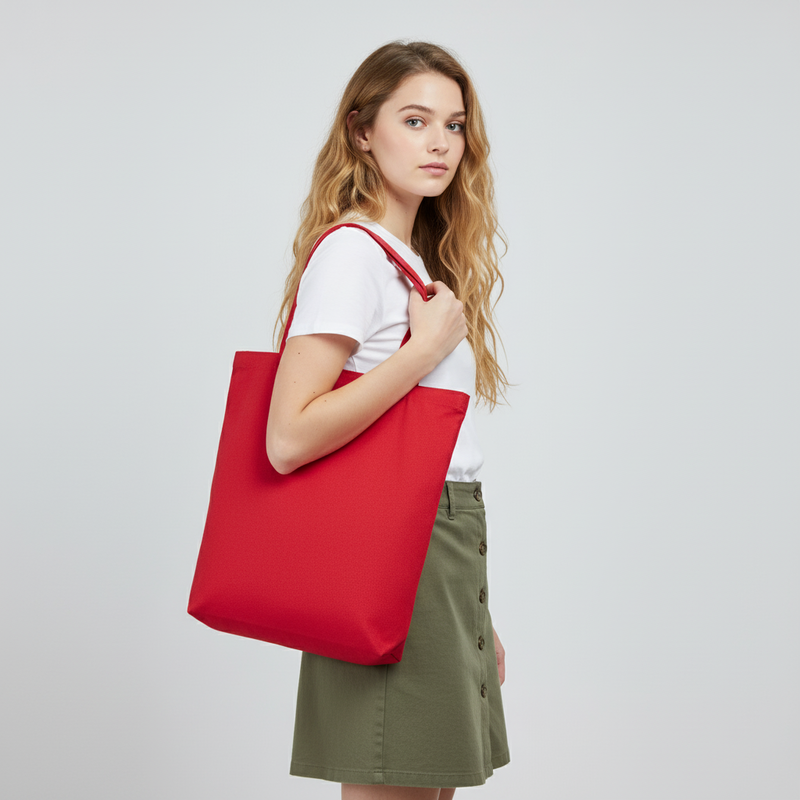 A3 Coloured Canvas Tote Bag - custom logo thumbnail 6