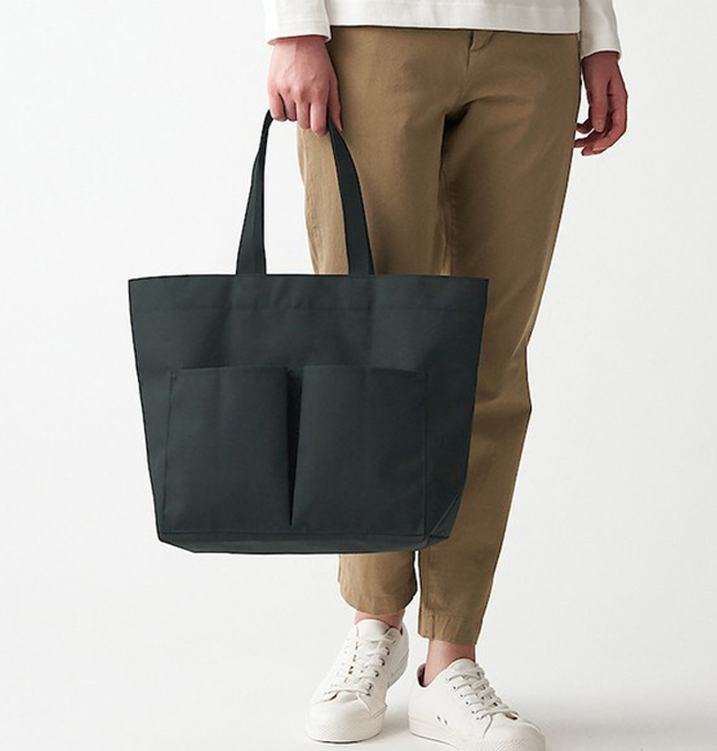 Túi Tote Chống Thấm Nước Gấp Gọn (L) - in logo thumbnail 2