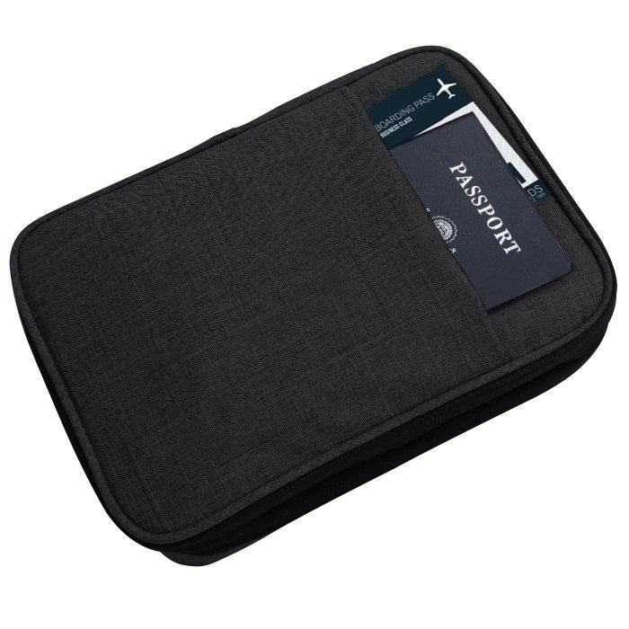 Túi Đựng Phụ Kiện Điện Tử Hai Lớp (có Ngăn Trước) - in logo thumbnail 2