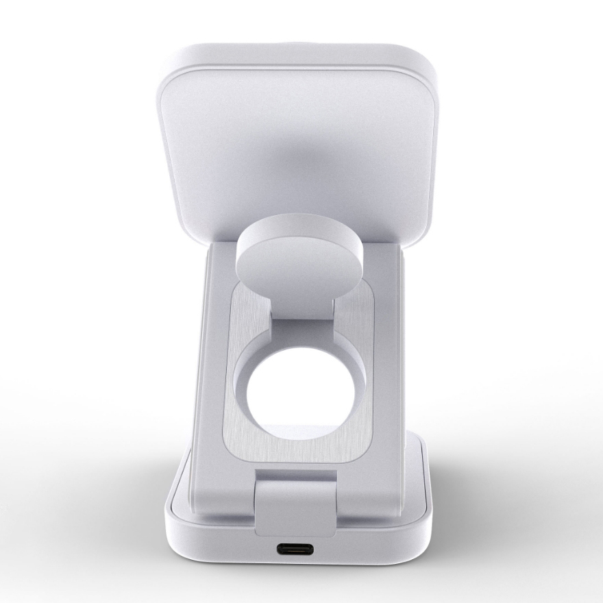 Sạc Không Dây 3 Trong 1 Từ Tính Gấp Gọn WPC50 - in logo thumbnail 3