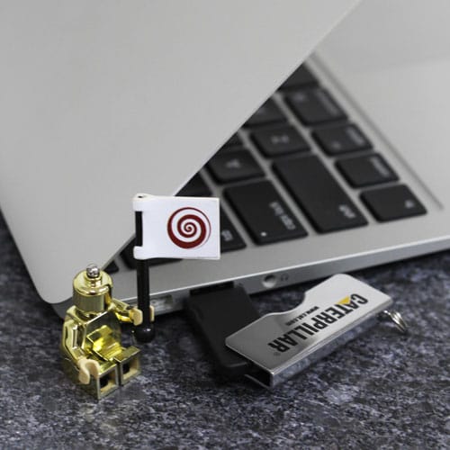 Slider USB Thumb Drive - custom logo thumbnail 3