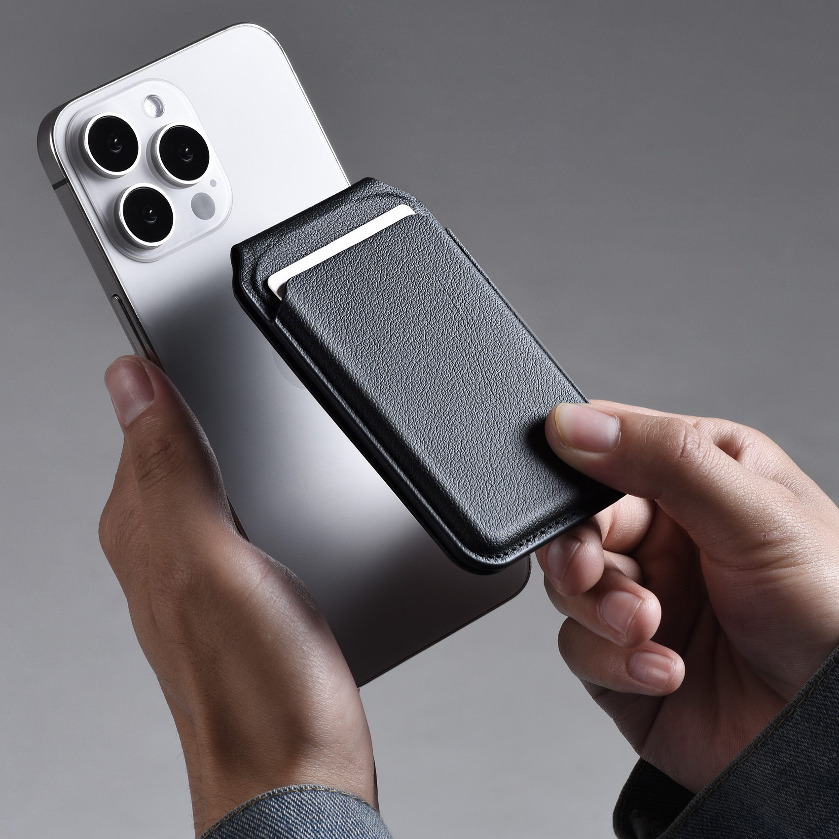 Ví Đứng Nam Châm SOLARIS - in logo thumbnail 3