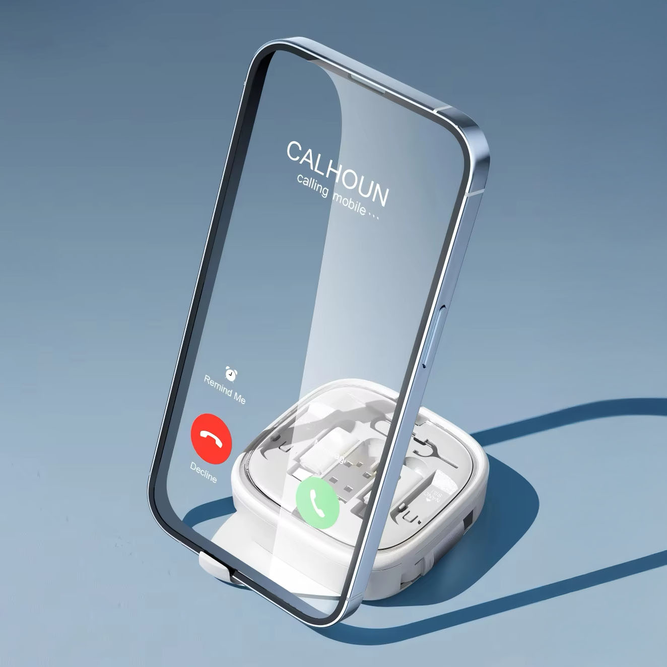 Bộ Cáp Sạc Đa Năng 60W Dây Rút - in logo thumbnail 3