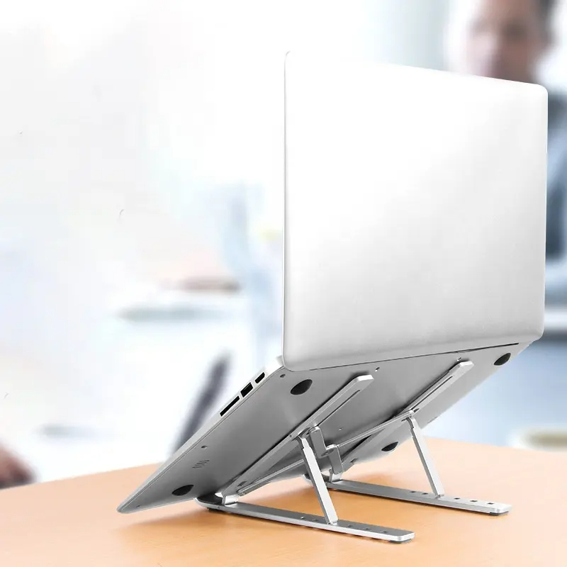 Aluminium Folding Laptop Stand - custom logo thumbnail 3