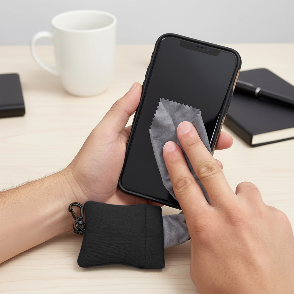 Khăn Lau Màn Hình Microfiber Trong Túi - in logo thumbnail 3