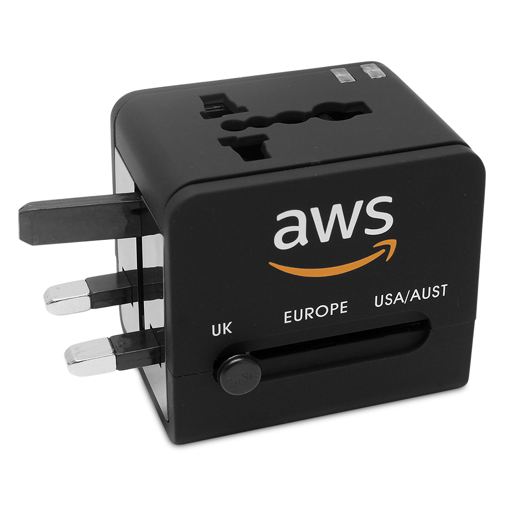 Củ Sạc Du Lịch Đa Năng 10.5W với 2 Cổng USB - in logo thumbnail 3