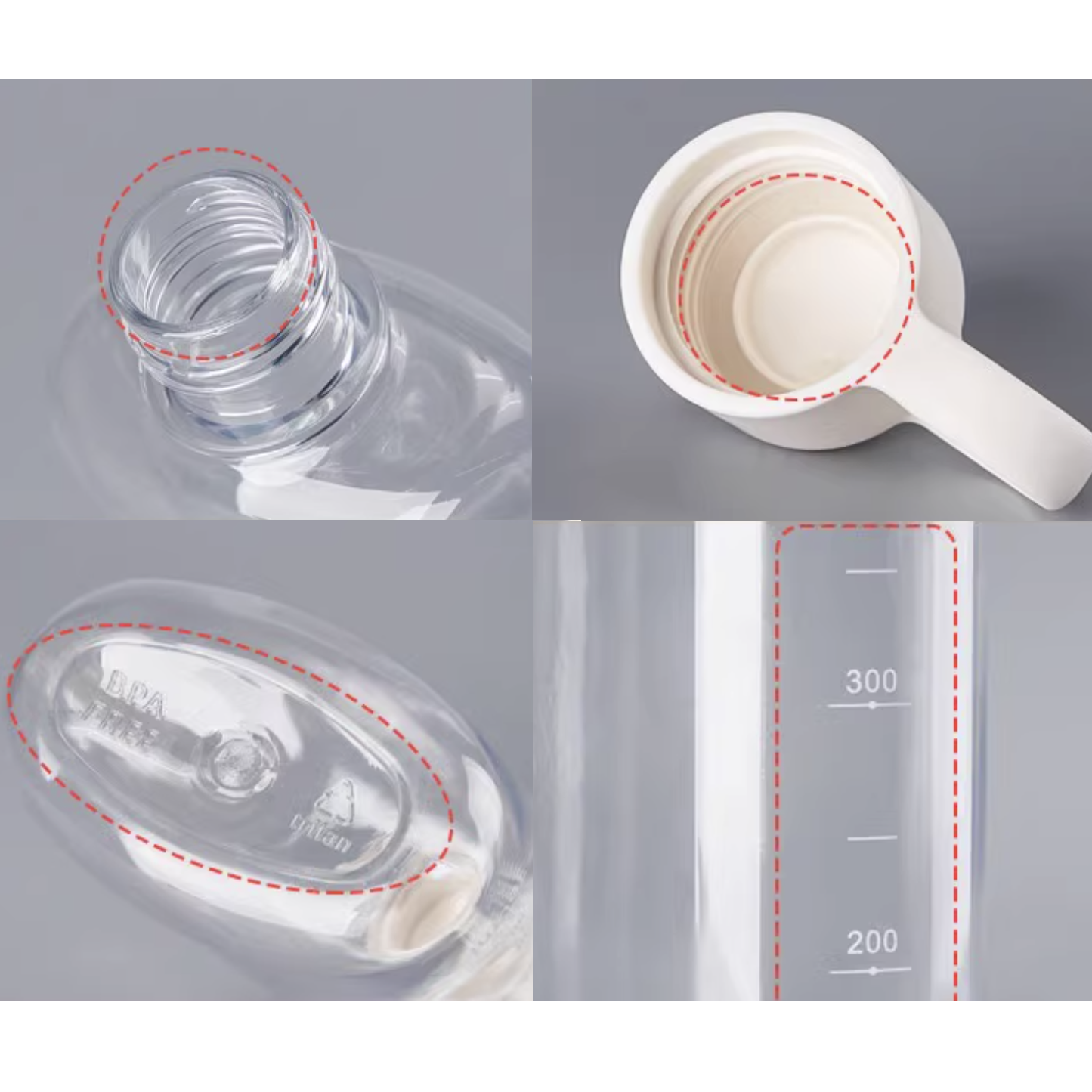 Bình Nước Dẹt Tritan 360ml (Không BPA) Thời Trang - in logo thumbnail 3